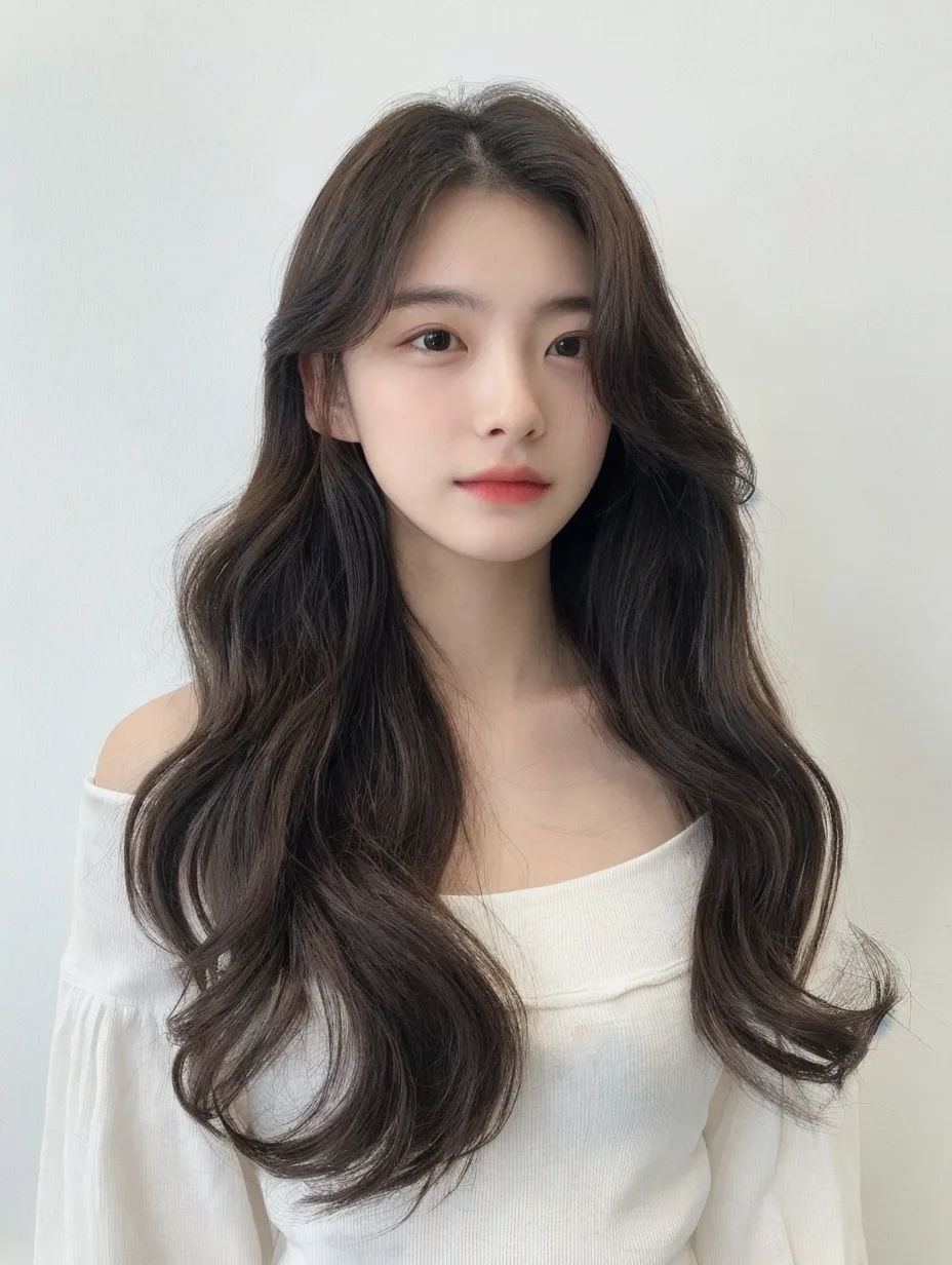 韩式发型 - 时尚烫发，AVA发型沙龙首尔